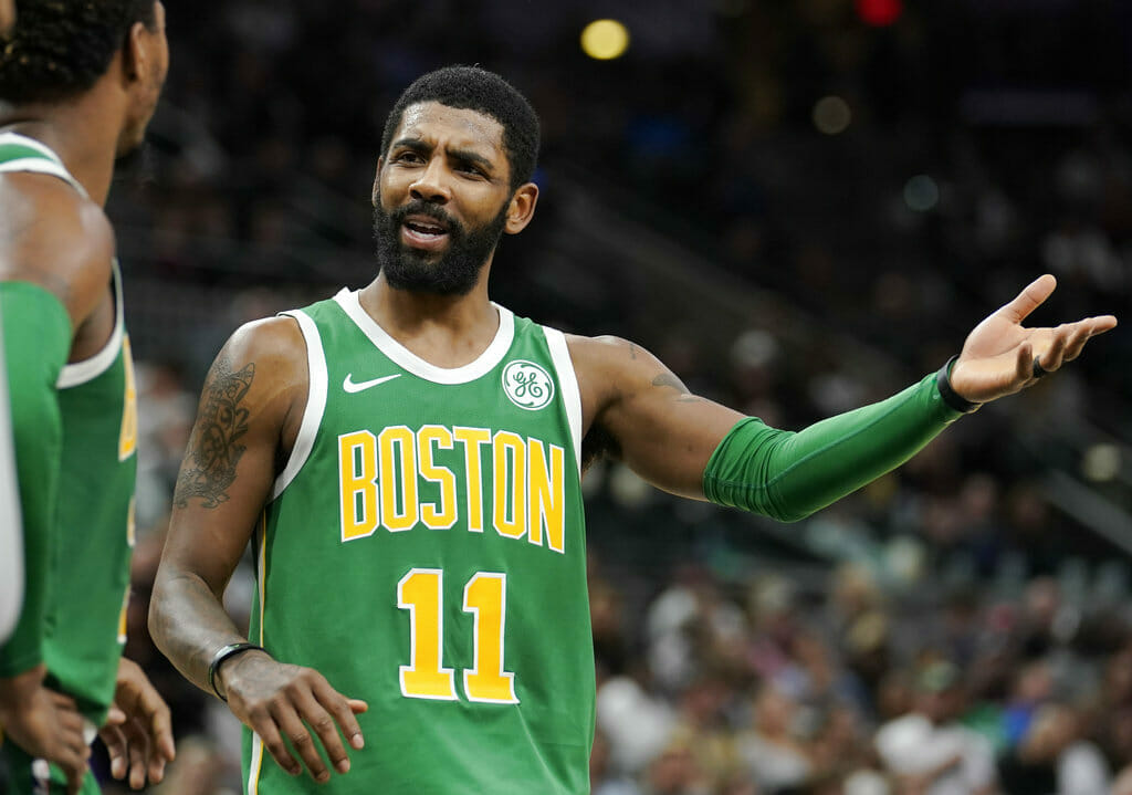 Kyrie Irving played two seasons with Celtics