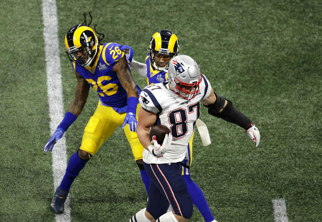 Gronkowski y Brady formaron una dupla de lujo en Patriots