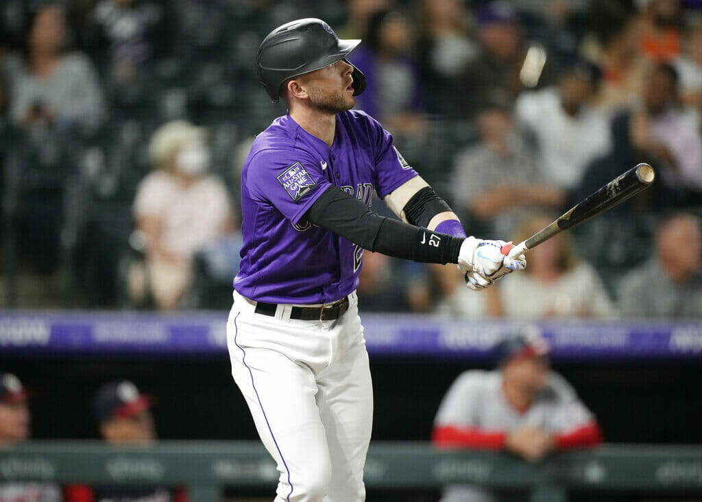 Trevor Story conectó 158 jonrones con los Rockies