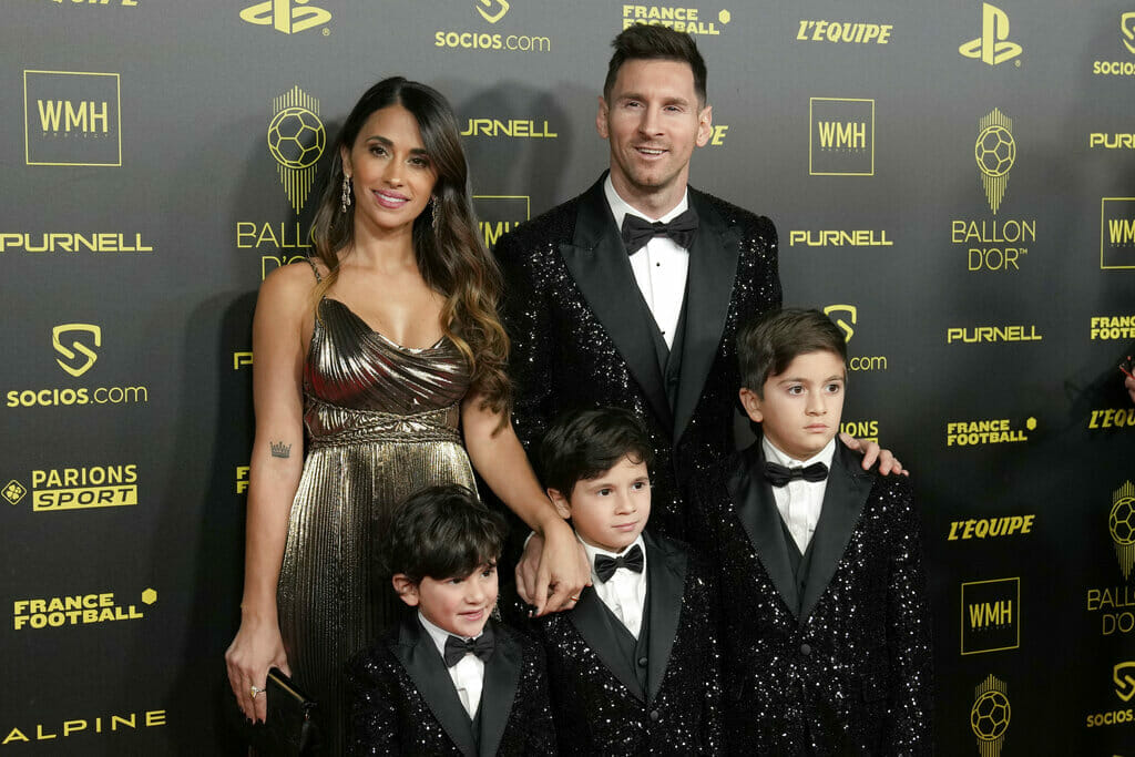Antonela Roccuzzo tiene tres hijos con Lionel Messi