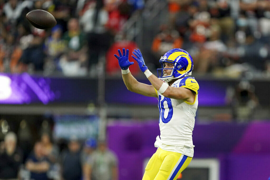 Cooper Kupp sumó dos recepciones de touchdown en el Super Bowl LVI