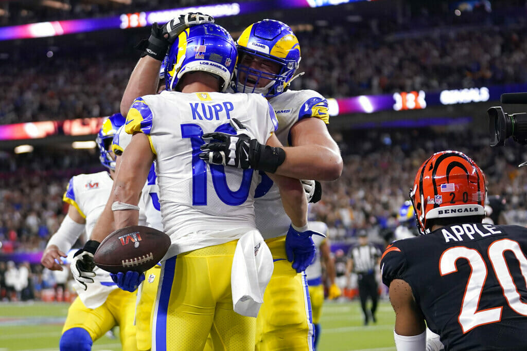 Cooper Kupp lideró a Los Angeles Rams en el Super Bowl LVI