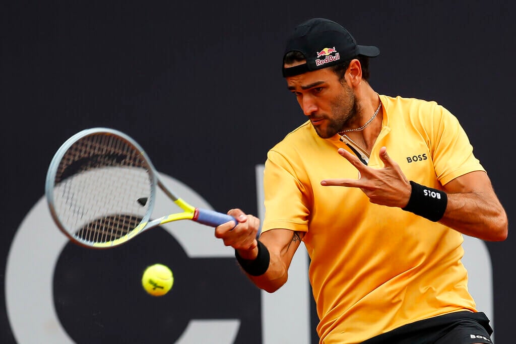 Matteo Berrettini es uno de los tenistas del Abierto Mexicano de Tenis de 2022