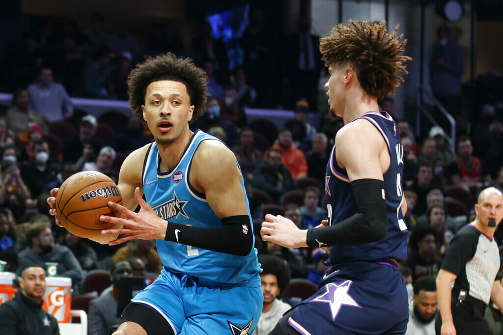 Cade Cunningham brilló en el NBA Rising Stars