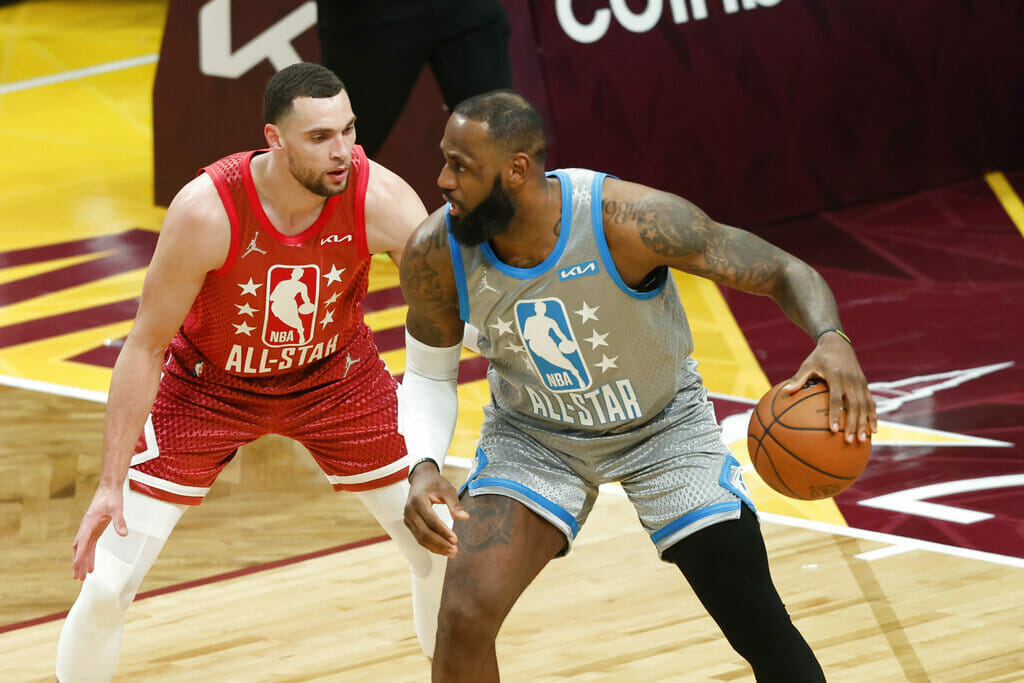 LeBron James suma 18 apariciones en el Juego de Estrellas de la NBA