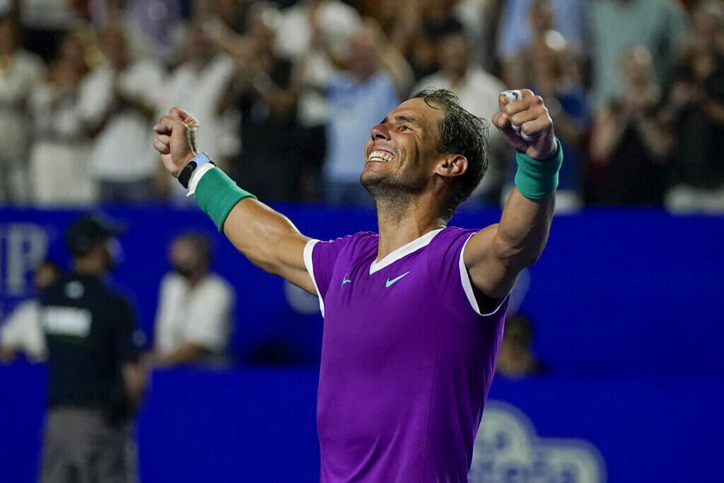 Rafael Nadal suma 20 triunfos en 2022