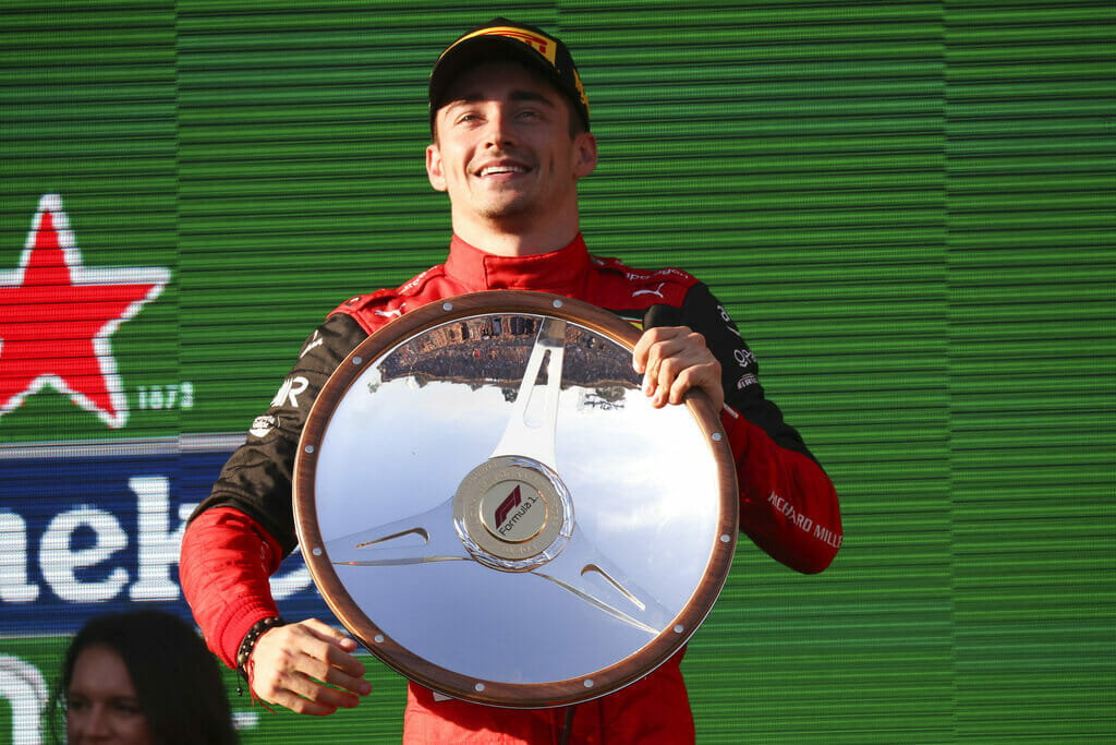 Charles Leclerc is Formula 1 leader