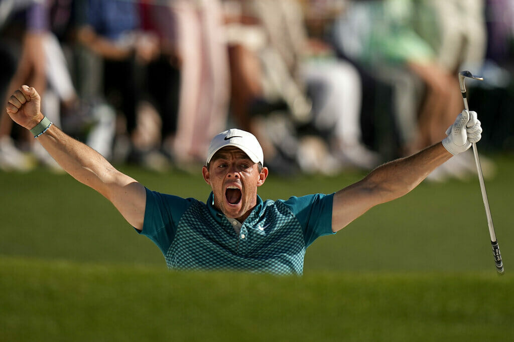 Rory McIlroy logró ronda de 64 en el Masters 2022