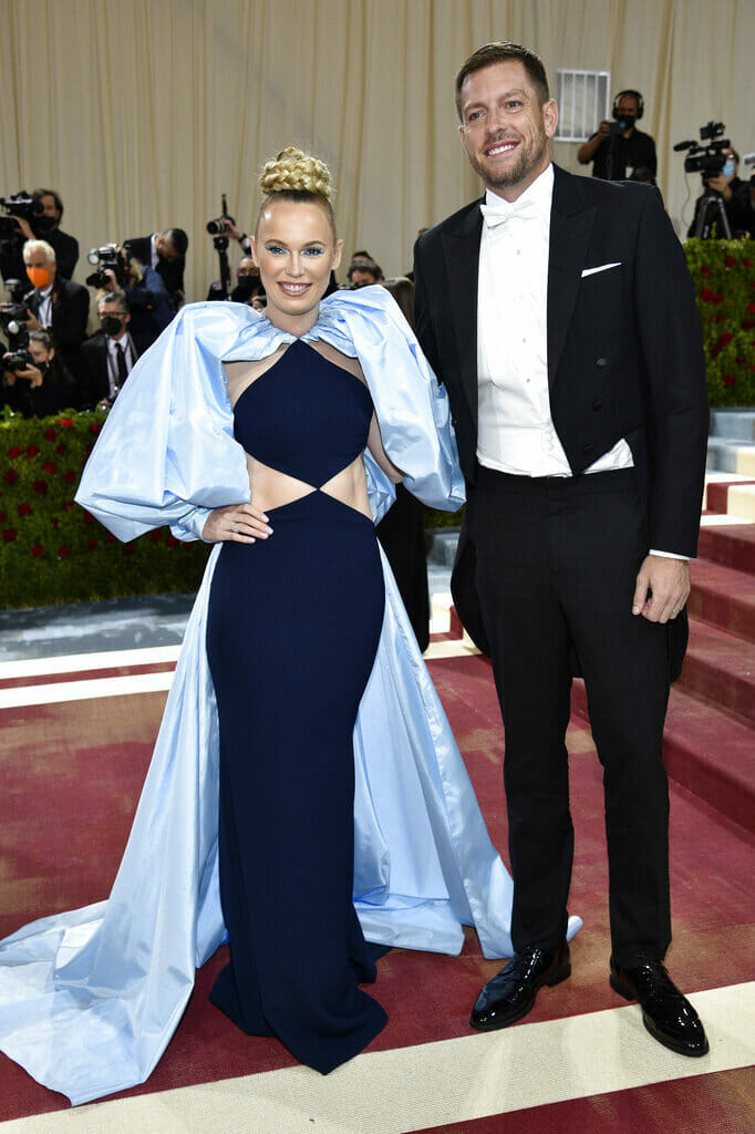 Caroline Wozniacki asistió al Met Gala con su esposo David Lee