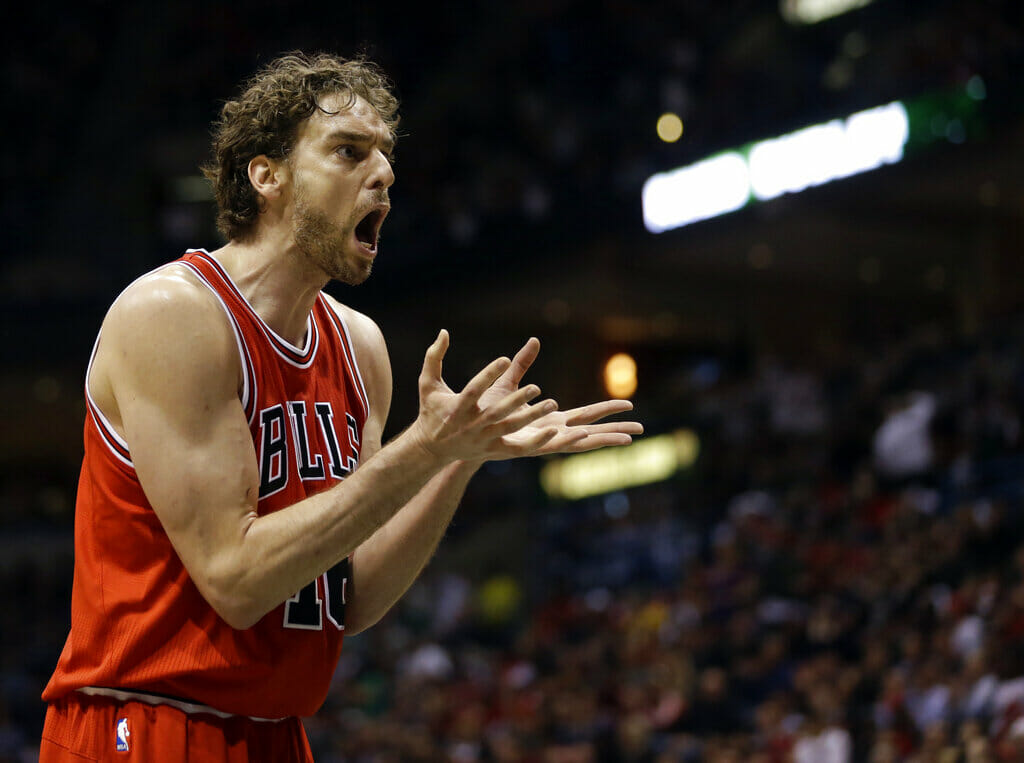 Pau Gasol was one of the stars of the Bulls in the 2015 NBA playoffs.