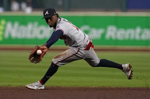 Ozzie Albies is the Braves' second baseman.