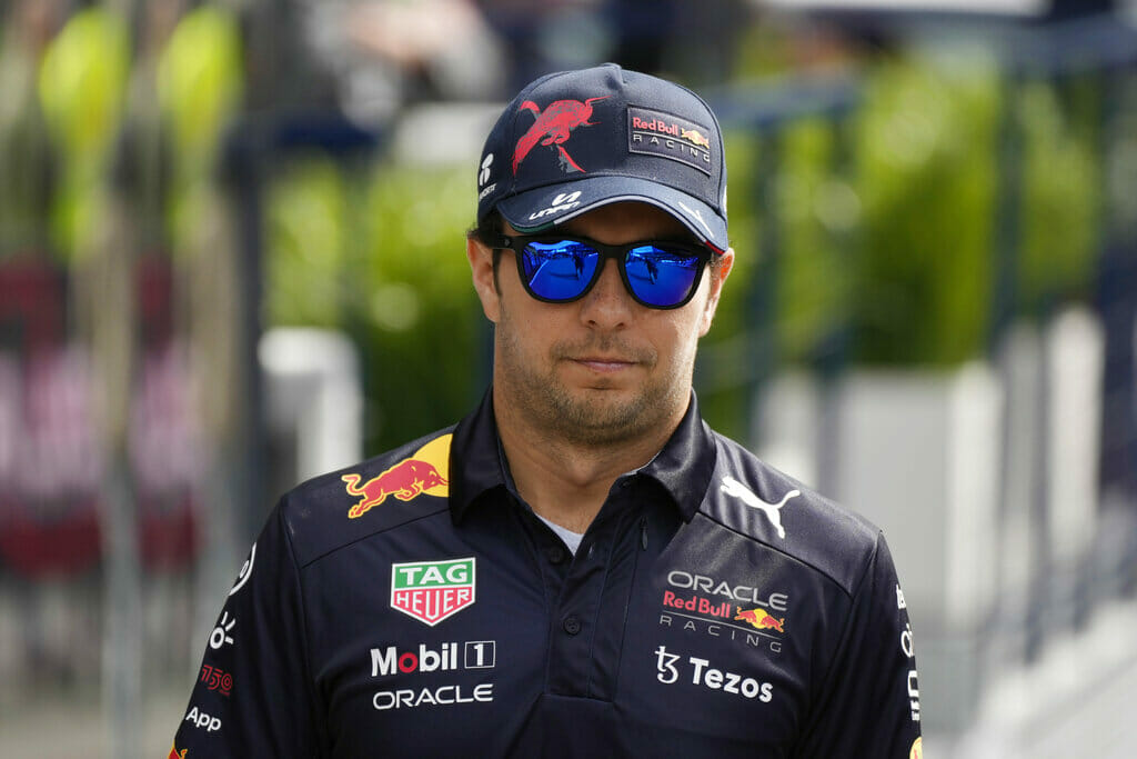 Sergio Checo Pérez is third in the F1 driver table in 2022