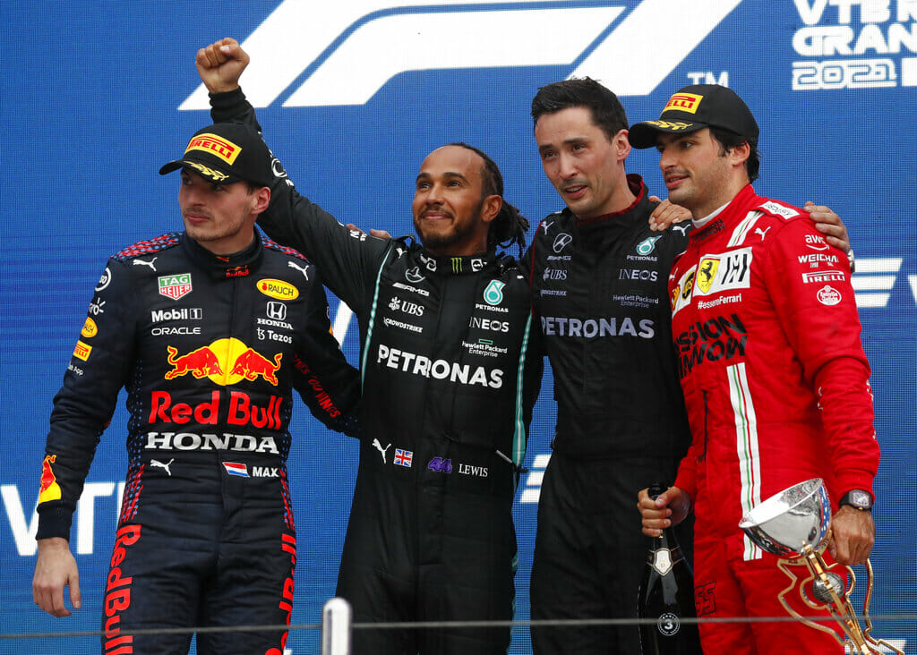 Russian GP Podium 2021