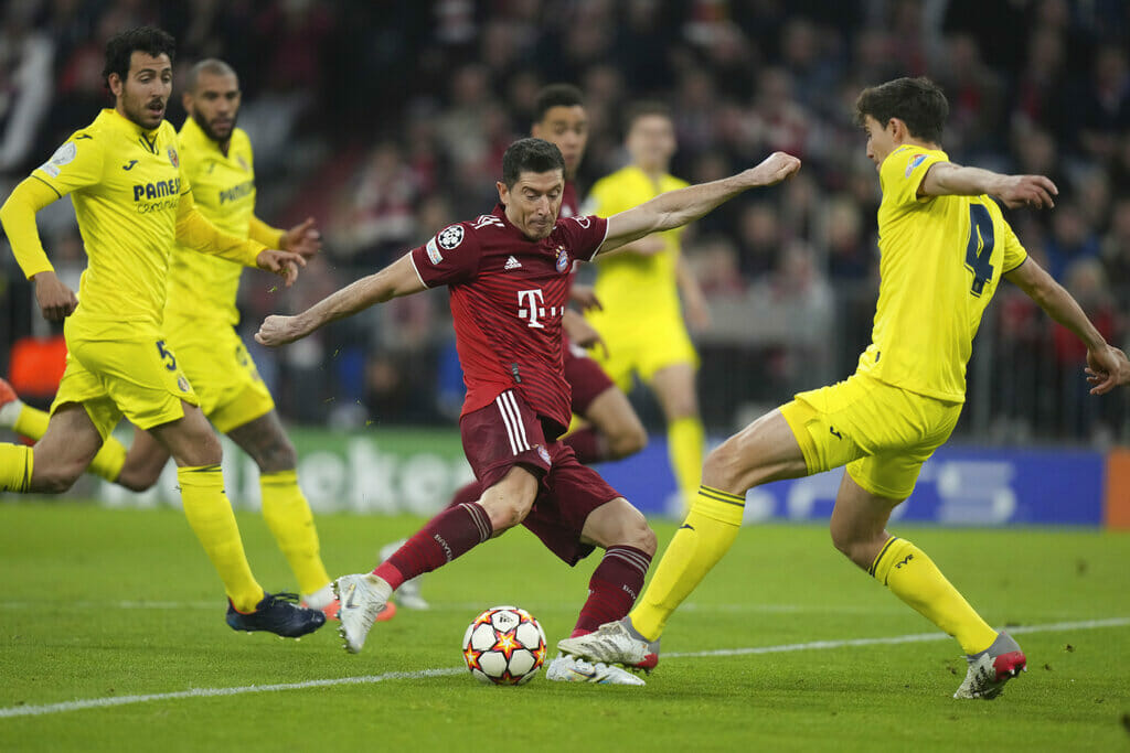 UEFA Champions League - Tuesday, April 12 Bayern Munich vs Villarreal