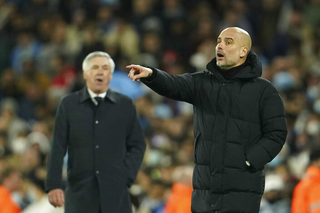 UEFA Champions League - Manchester City vs Real Madrid - Pep Guardiola y Carlo Ancelotti