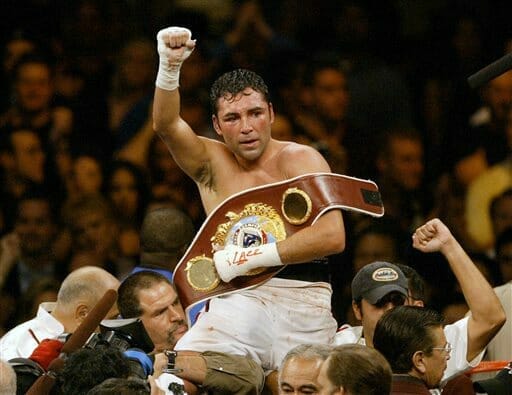 Boxeadores Mejor Pagados - Oscar de la Hoya