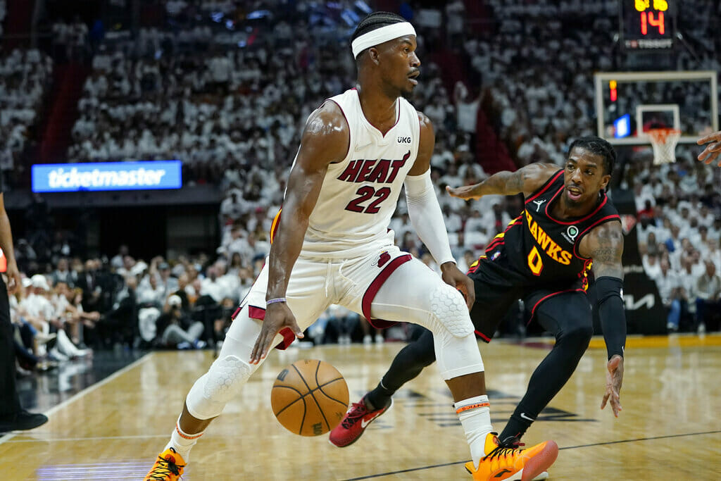 Jimmy Butler, Delon Wright - Jimmy Butler scores career high in points in the playoffs