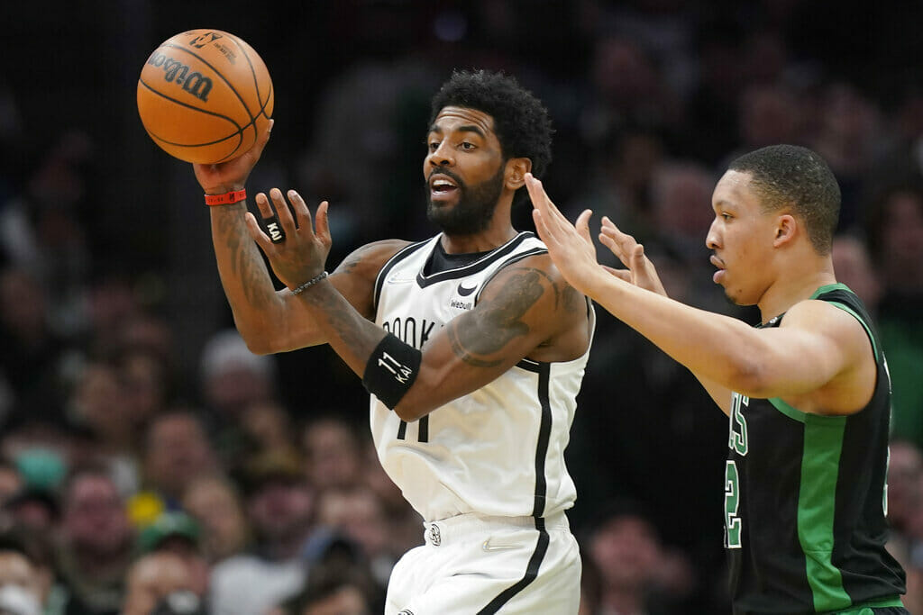 Kyrie Irving defends his actions against Boston Celtics fans after first postseason game