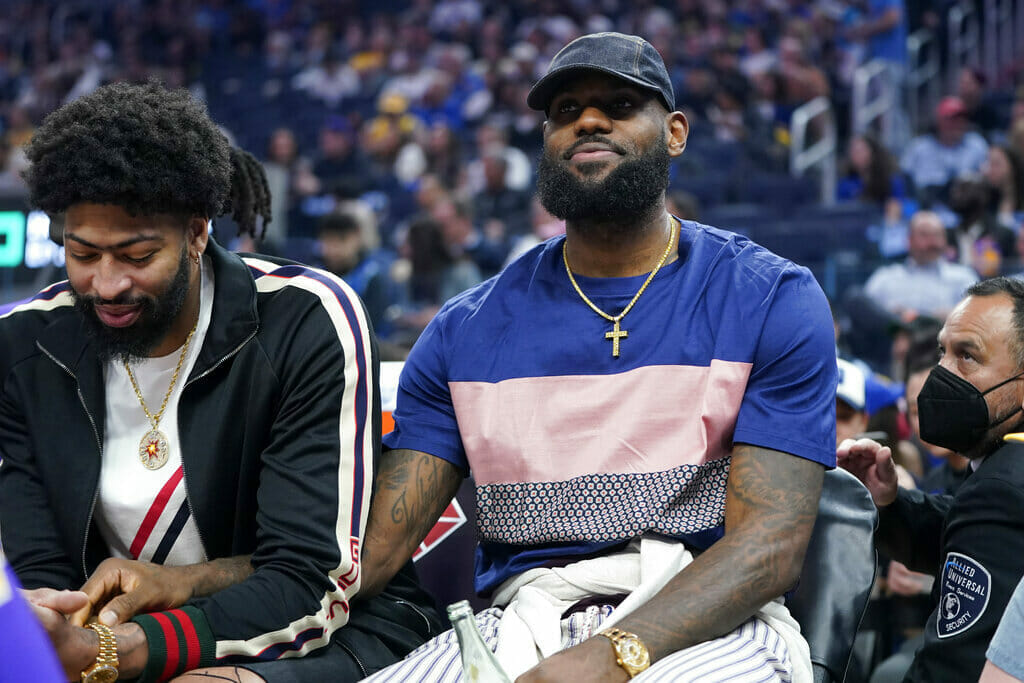 LeBron James, Anthony Davis - LeBron James will miss the remainder of the 2022 NBA season.