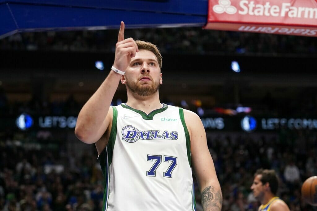 Luka Doncic out indefinitely with calf strain