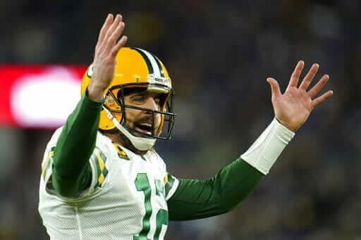 pases de touchdown - aaron rodgers