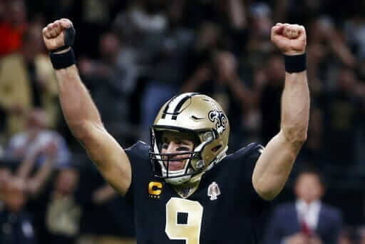 pases de anotación - Drew Brees 