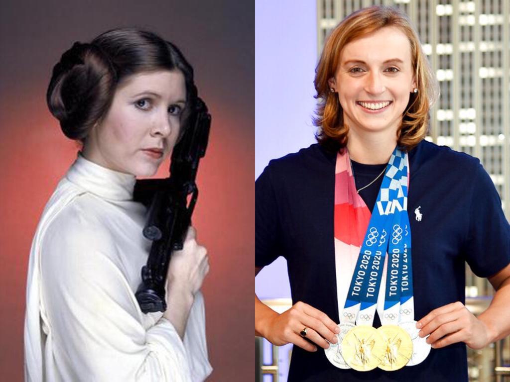 Katie Ledecky - Personajes de Star Wars sí fuesen atletas en la vida real