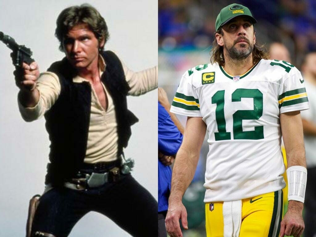 Aaron Rodgers -  Personajes de Star Wars sí fuesen atletas en la vida real