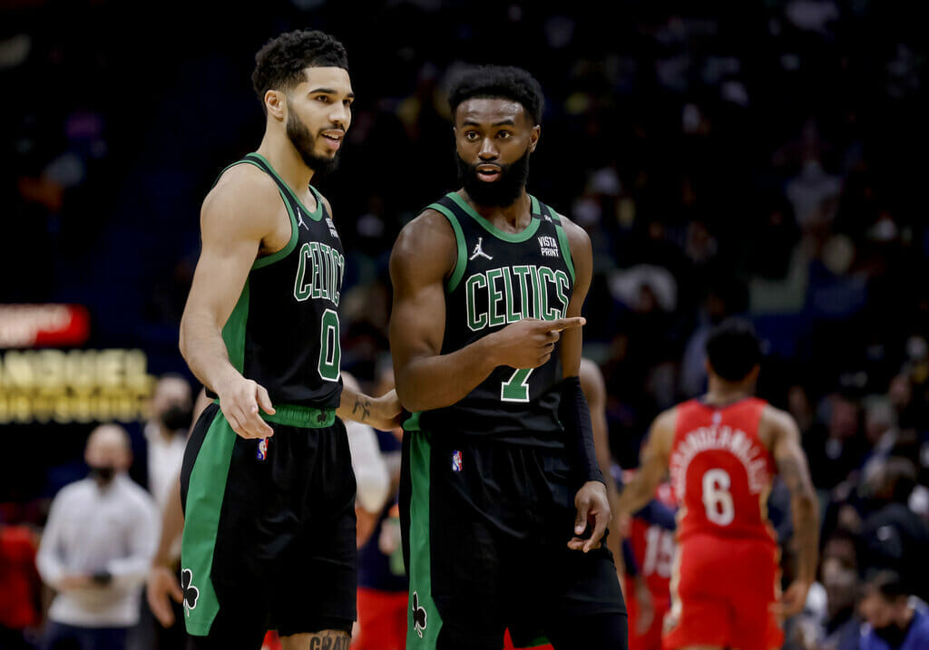 Jayson Tatum, Jaylen Brown - Boston Celtics - Postemporada de la NBA Equipos Sorpresa