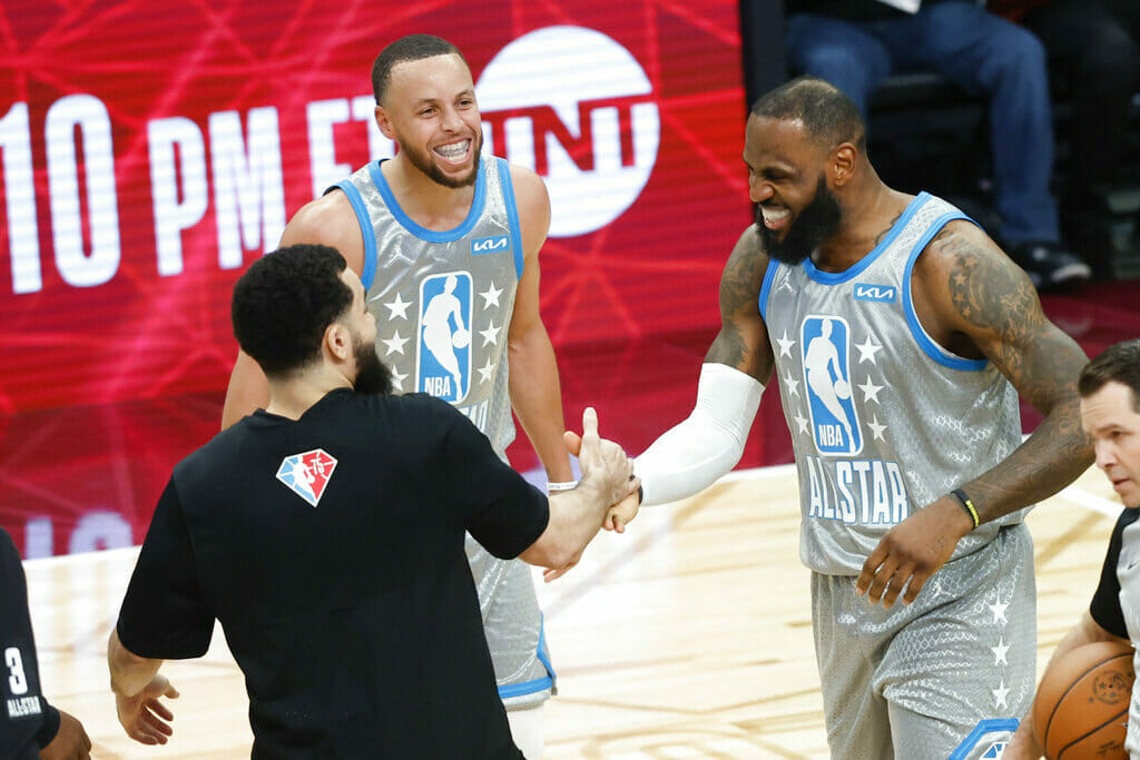 LeBron James, Stephen Curry - Stephen Curry can't imagine being on a team with LeBron James in the future.