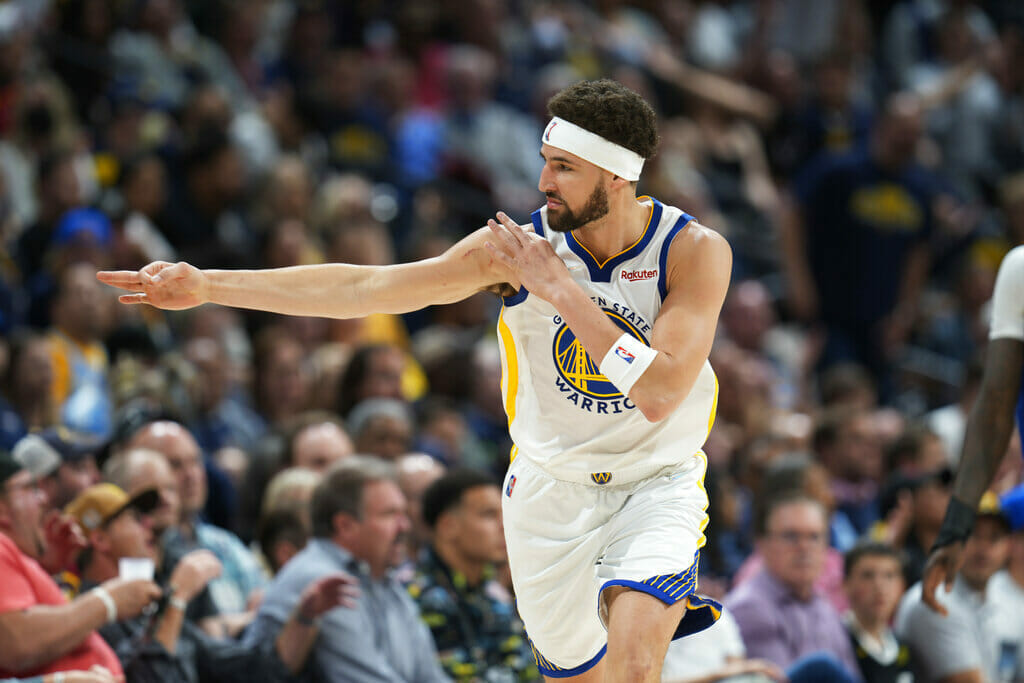 Klay Thompson - Warriors completan remontada ante Denver Nuggets en postemporada