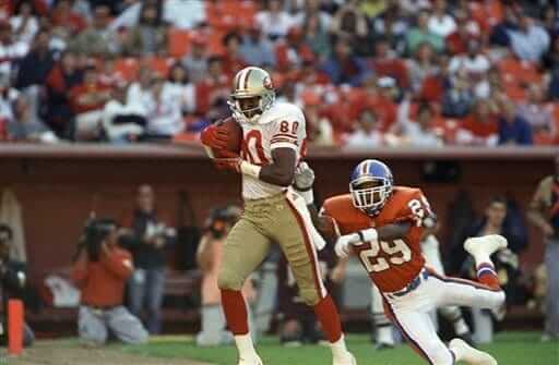 yardas recibidas - Jerry Rice