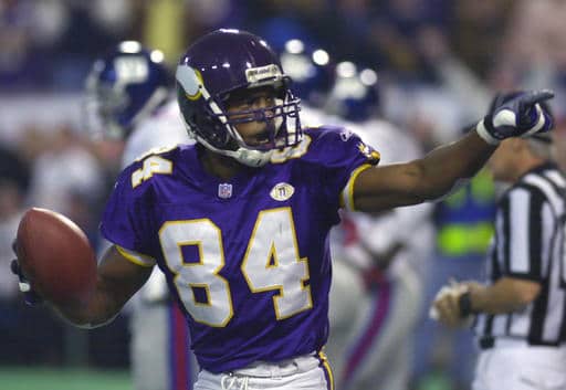 yardas recibidas - Randy Moss