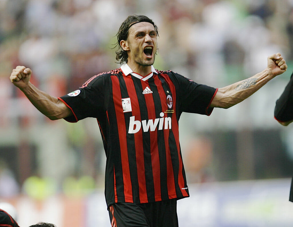 Paolo Maldini is one of the best defenders in the history of Italian soccer.