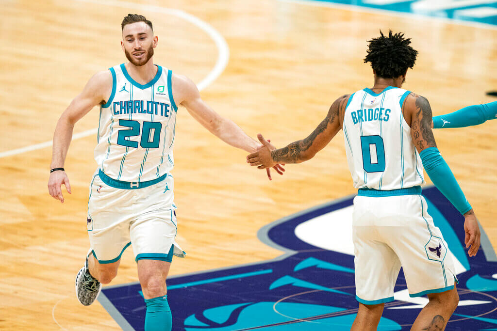 Gordon Hayward has 93 games with Hornets