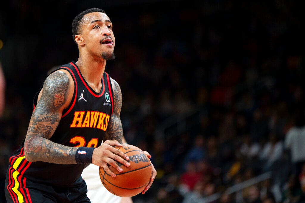 John Collins made his NBA debut with the Atlanta Hawks in the 2017/18 season