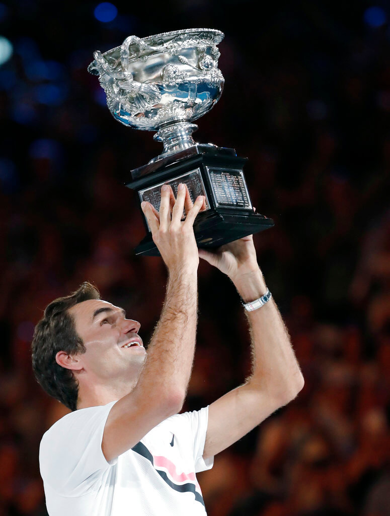 Campeones defensores de Grand Slam de la ATP: Roger Federer