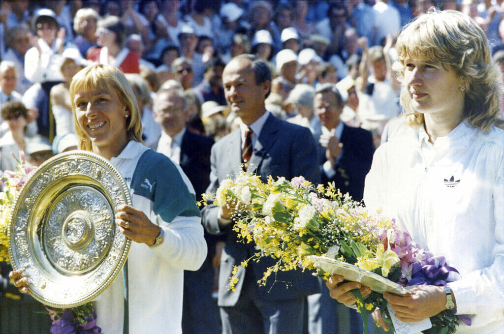 Jugadoras de la WTA con más victorias en partidos de Grand Slam: Martina Navratilova