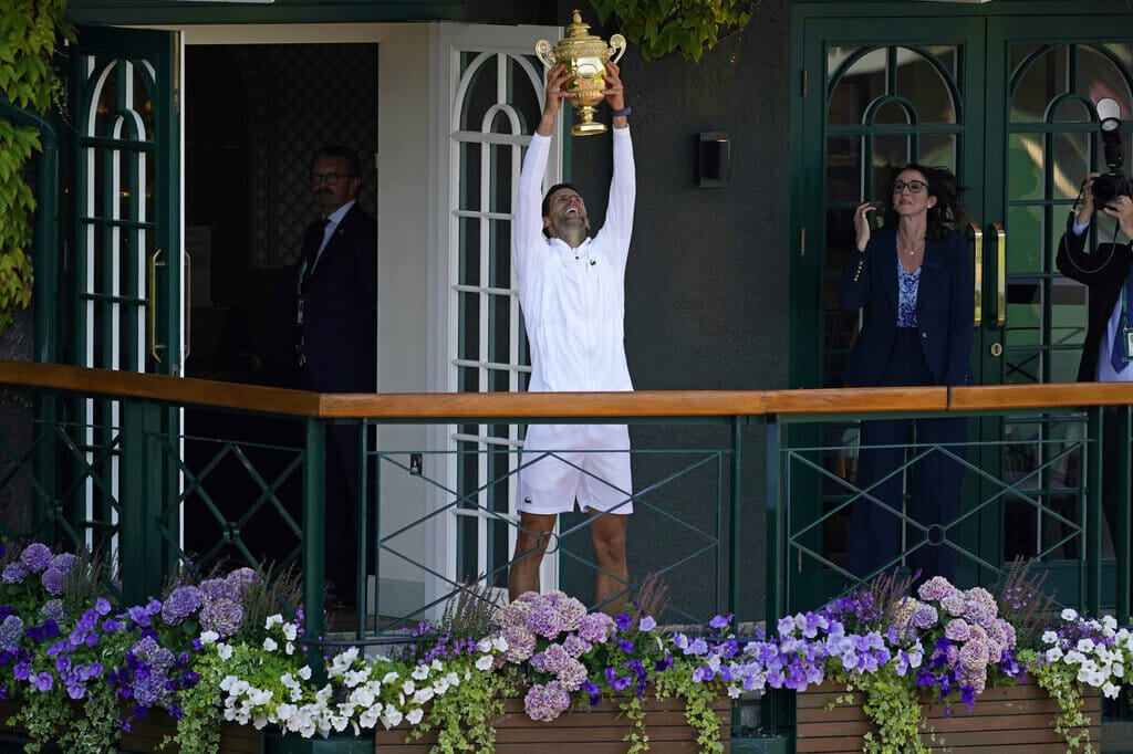 Campeones defensores de Grand Slam de la ATP: Djokovic