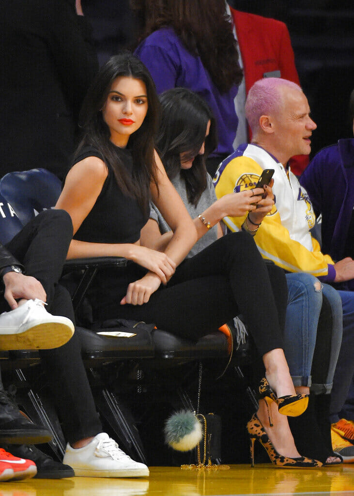 Celebrity Lakers Fans at Staples Center