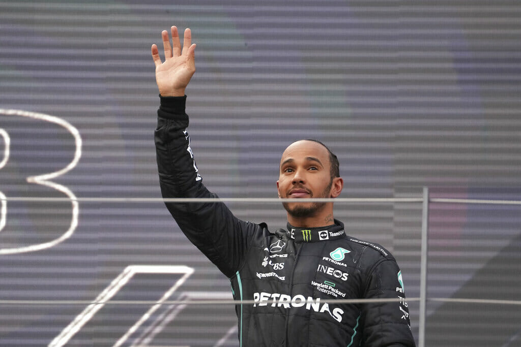 Austrian GP - podium Lewis Hamilton