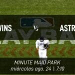 Twins vs Astros Mejores Apuestas y Cuotas