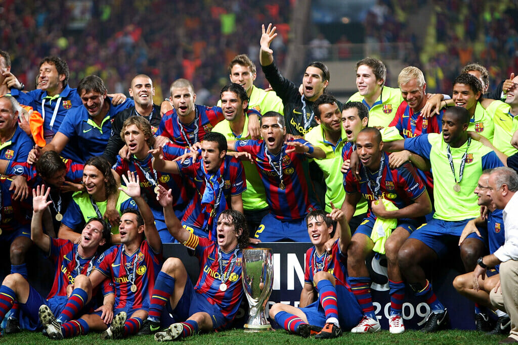 UEFA Super Cup history winners - FC Barcelona