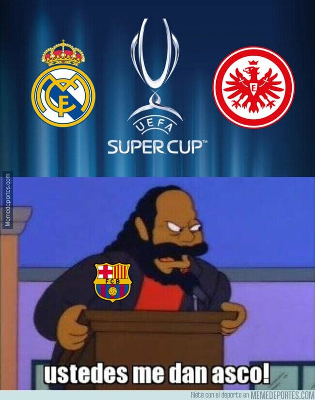 memes de la Supercopa de la UEFA - Real Madrid campeón