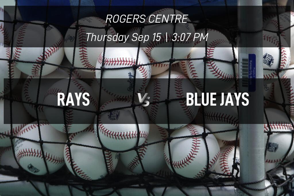 Tampa Bay Rays Vs Toronto Blue Jays Best Bets And Betting Odds | Sep 15 ...