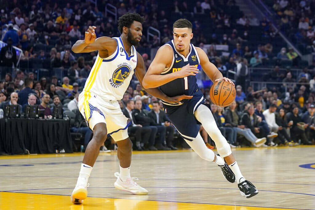 Nuggets vs Warriors pronóstico predicción cuotas apuestas NBA 21 de Octubre de 2022