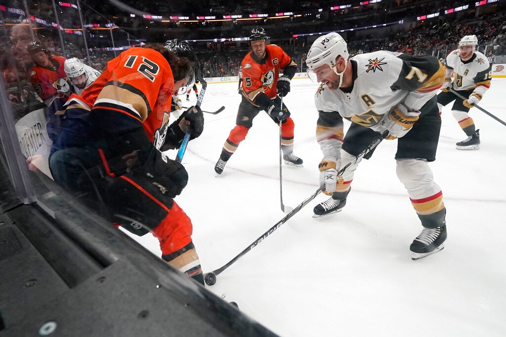 Anaheim Ducks vs Vegas Golden Knights