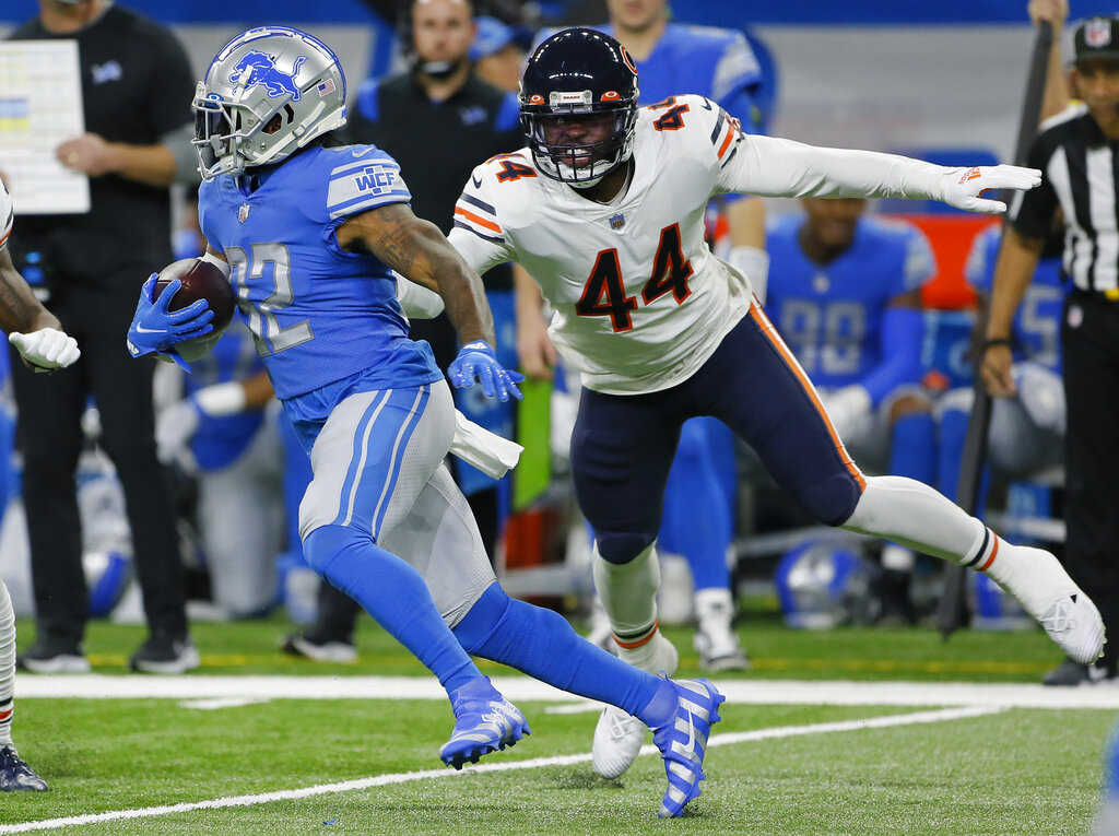 Lions vs Bears pronóstico predicción cuotas apuestas Semana 10 NFL 13 de noviembre 2022