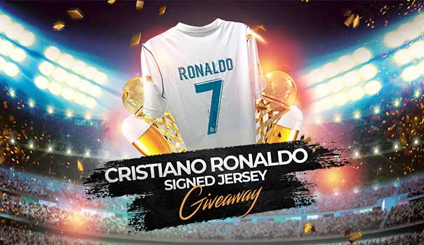 Cristiano Ronaldo Signed Jersey Giveaway