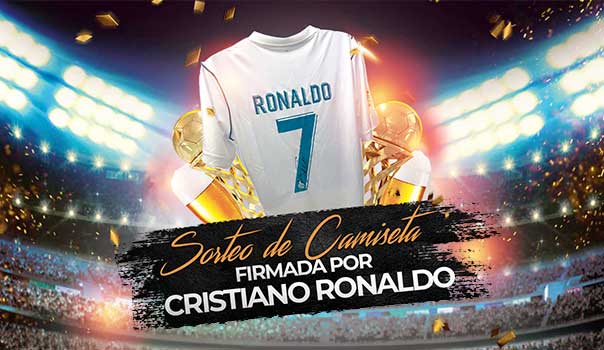 Sorteo de Camiseta firmada por Cristiano Ronaldo